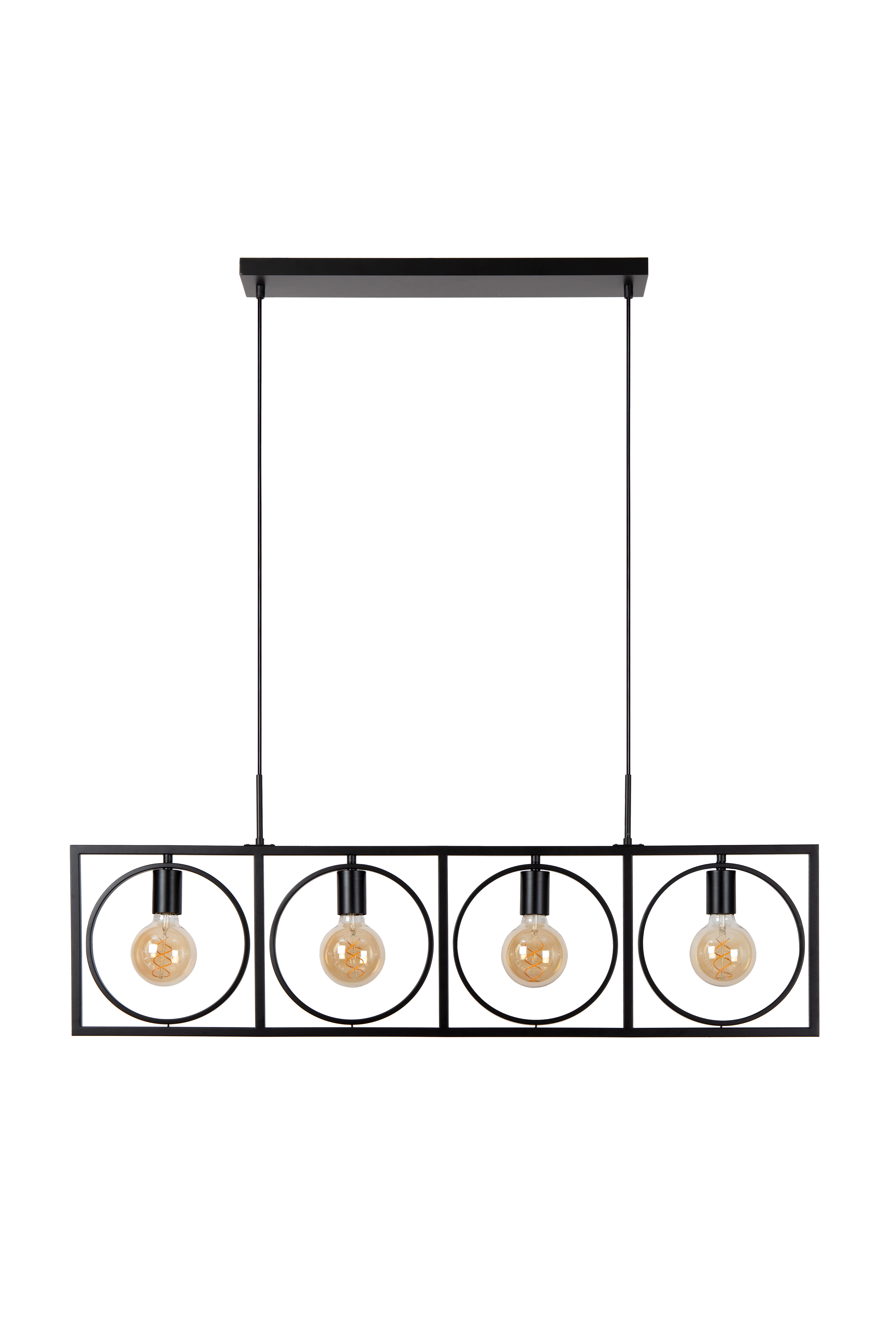 Lucide SUUS - Pendant light - 4xE27 - Black